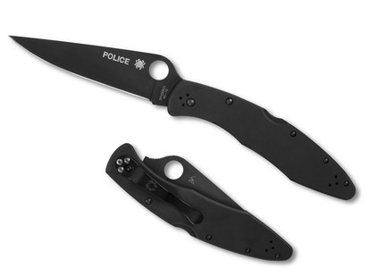 Spyderco Police 4 RVS Black