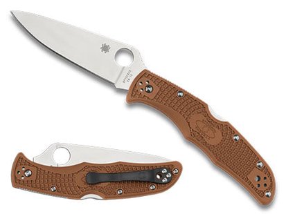Spyderco endura4 pe brown