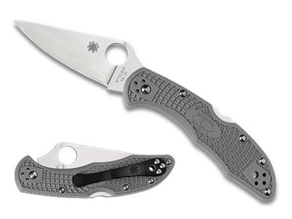 Spyderco delica 4 lightweight grey vg-10