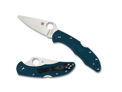 Spyderco delica 4 lightweight blue k390