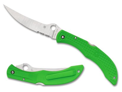 Spyderco catcherman salt green lc200n ce