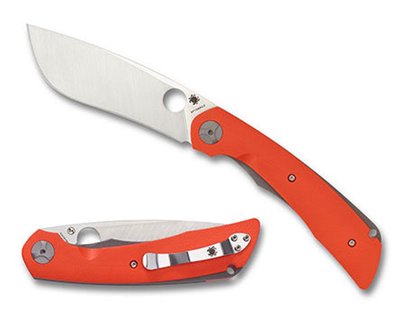 Spyderco subvert orange cpm-s30v pe
