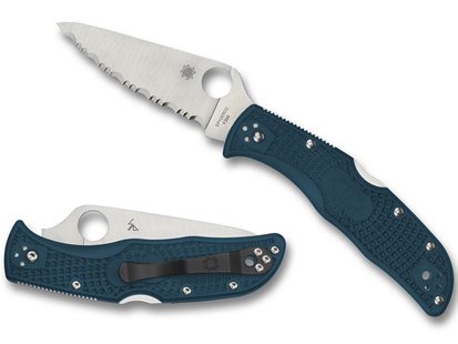 Spyderco endela lightweight blue k390 se
