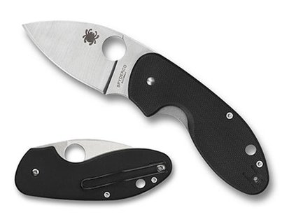Spyderco insistent black 8cr13mov pe