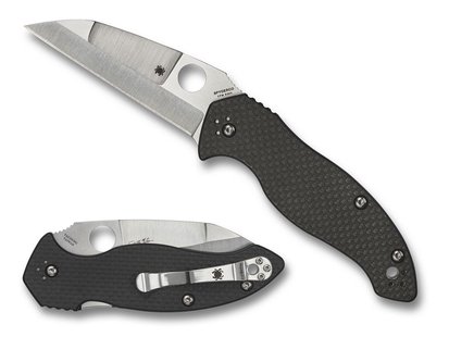 Spyderco canis black cpm s30v pe