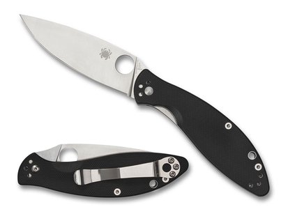 Spyderco astute black 8cr13mov pe