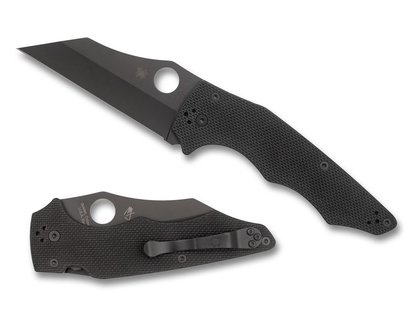 Spyderco yojumbo 2 black / black cpm s30