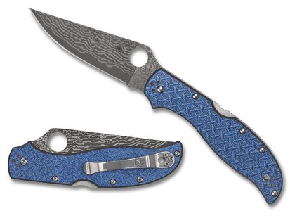 Spyderco stretch 2 xl nishijin blue vg-1