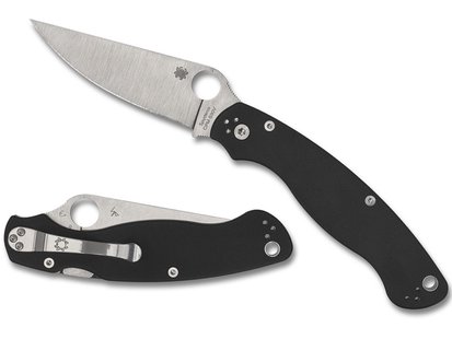 Spyderco military 2 black cpm s30v pe