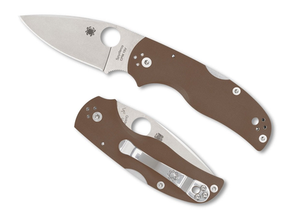 Spyderco Native 5 Brown G10 CPM 15V Sprint Run