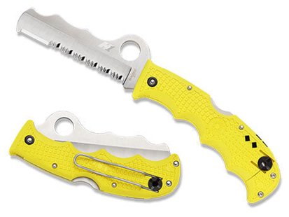 Spyderco assist ce salt yellow