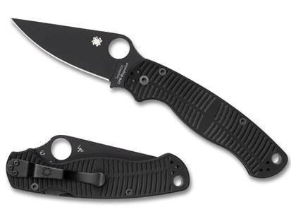 Spyderco paramilitary 2 salt black cpm m