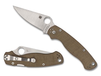 Spyderco paramilitary 2 brown cpm cruwea