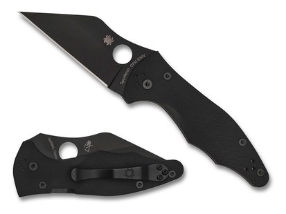 Spyderco yojimbo 2 black / black cpm s30