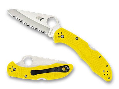 Spyderco salt 2 yellow h-1 se