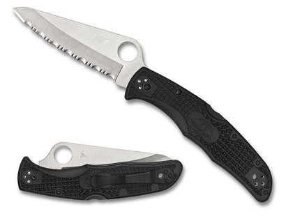 Spyderco pacific 2 salt black h-1 se