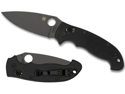 Spyderco manix ii xl black blade pe