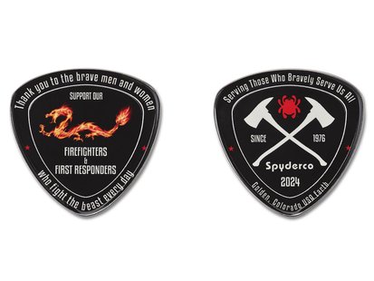 Spyderco firefighters spydercoin 2024