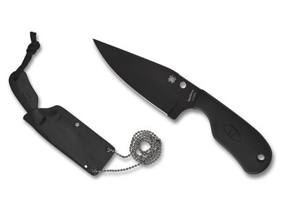 Spyderco subway bowie black / black lc20