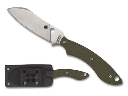 Spyderco stok drop point od green 8cr13m