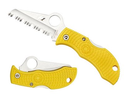 Spyderco manbug lightweight salt yellow