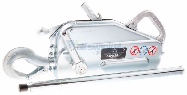 Tractel TU 16 – Handmatige kabellier 1600 kg zonder kabel