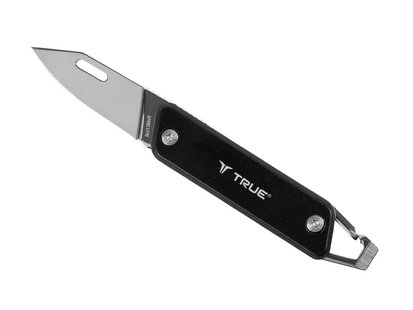True utility modern keychain knife black