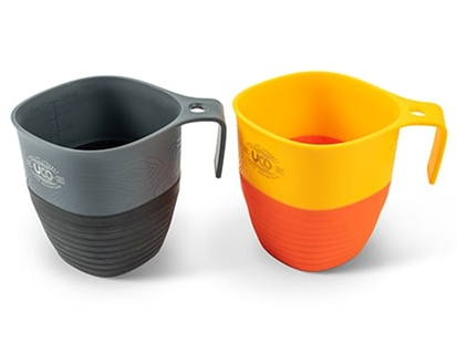 UCO Camp Cup Set 2-Delig Geel-Grijs