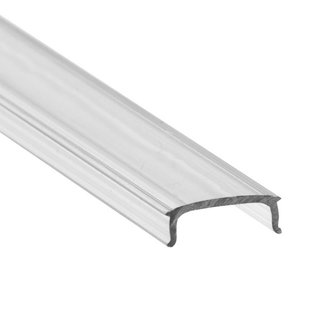 The Light Group SLC profielafdekking A1/A2/A3/A4/A5, 2 m, transparant, vlak