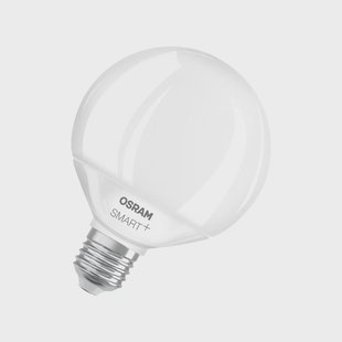 OSRAM SMART+ WiFi LED lamp E27, G95 14W mat CCT RGB