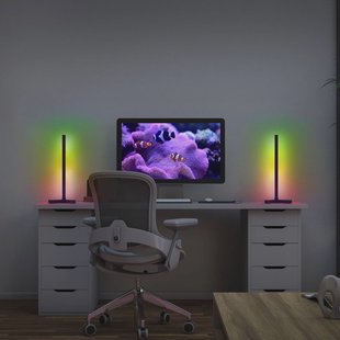 OSRAM SMART+ WiFi-tafellamp CORNER MAGIC, zwart 43 cm RGB