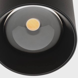 LCD LED buiten plafondlamp 5173, zwart, 9 cm, metaal, IP54 CCT