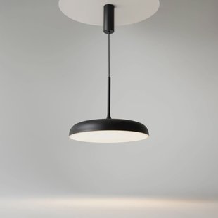 Maytoni LED hanglamp Gerhard, Ø 40 cm, zwart, metaal