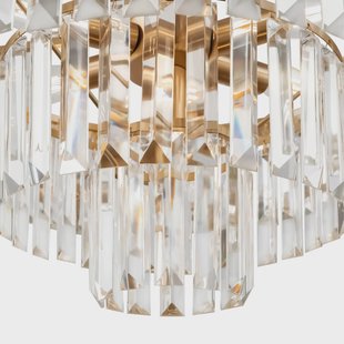 Maytoni hanglamp Revero, messing, kristal, Ø 50 cm