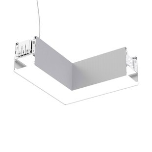The Light Group SLC LED-hoekmodule Click L, AC, aansluiting rechts, wit, Feed