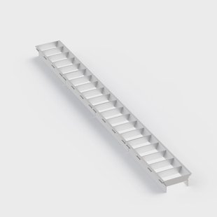 The Light Group SLC lamellenrooster Click, wit, lengte 56 cm, kunststof