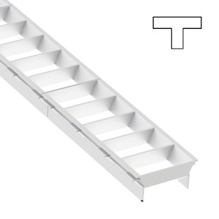 The Light Group SLC lamellenrooster Click, T-module, wit, kunststof