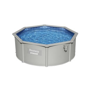 Bestway Opzetzwembad Hydrium Set Rond Met Zandfilterpomp Ø360x120cm
