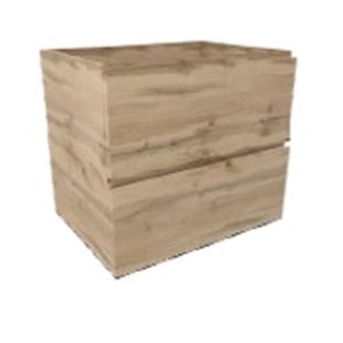 Aurlane Wastafelonderkast 60cm - Met 2 Lades - 60x54x45cm