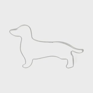 Uitsteekvorm hond, recycled rvs
