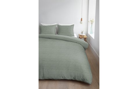 Ambiante Edo Dekbedovertrek Khaki Green | Swiss Sense