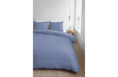 Ambiante Edo Dekbedovertrek Indigo Blue | Swiss Sense