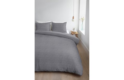 Ambiante Edo Dekbedovertrek Dark Grey | Swiss Sense