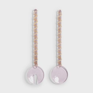 &Klevering - Saladebestek Sling - Roze