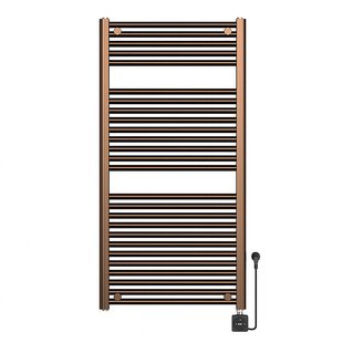 Elektrische Radiator Wiesbaden Elara 118.5x60 Cm Smart Wifi Geborsteld Brons Koper PVD