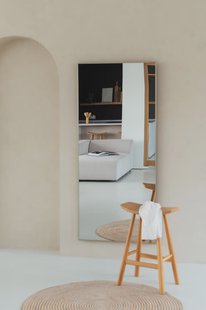 Rechthoekige spiegel 180×80 cm - Greige