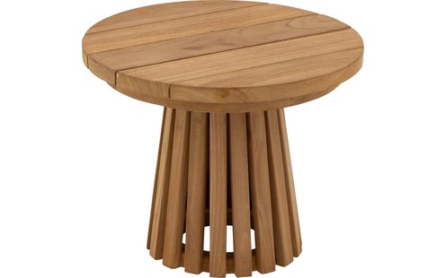 Goossens Salontafel Voor Buiten Idro, hout teak onbewerkt,, 50 x 45 x 50 cm