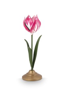 Pip Studio Kaarsenhouder Metaal Tulp Roze 26cm