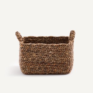 Gevlochten mand van waterhyacint, klein model, RAGA