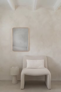 Rechthoekige spiegel 70×50 cm - Zacht Goud